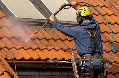 Démoussage et hydrofuge de toiture à Vay